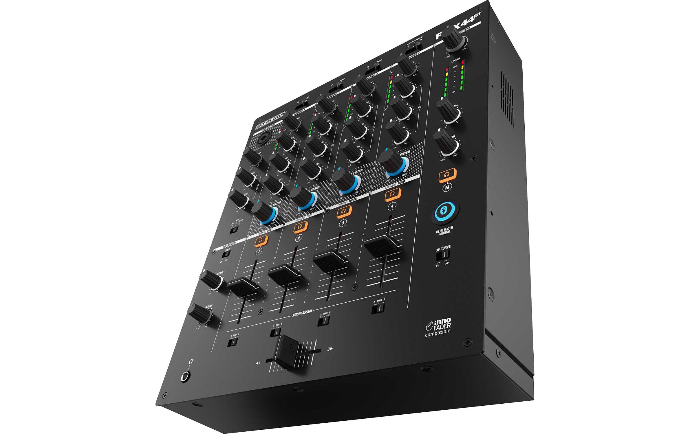 DJ-Mixer RMX-44BT 4-Kanal<br>4-Kanal-DJ-Clubmixer mit Bluetooth Konnektivität