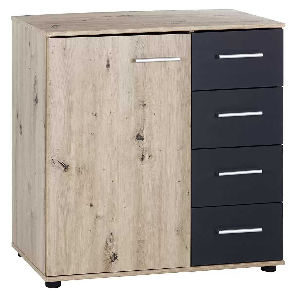 Kommode Katrin Best Price Artisan Eiche,graphit