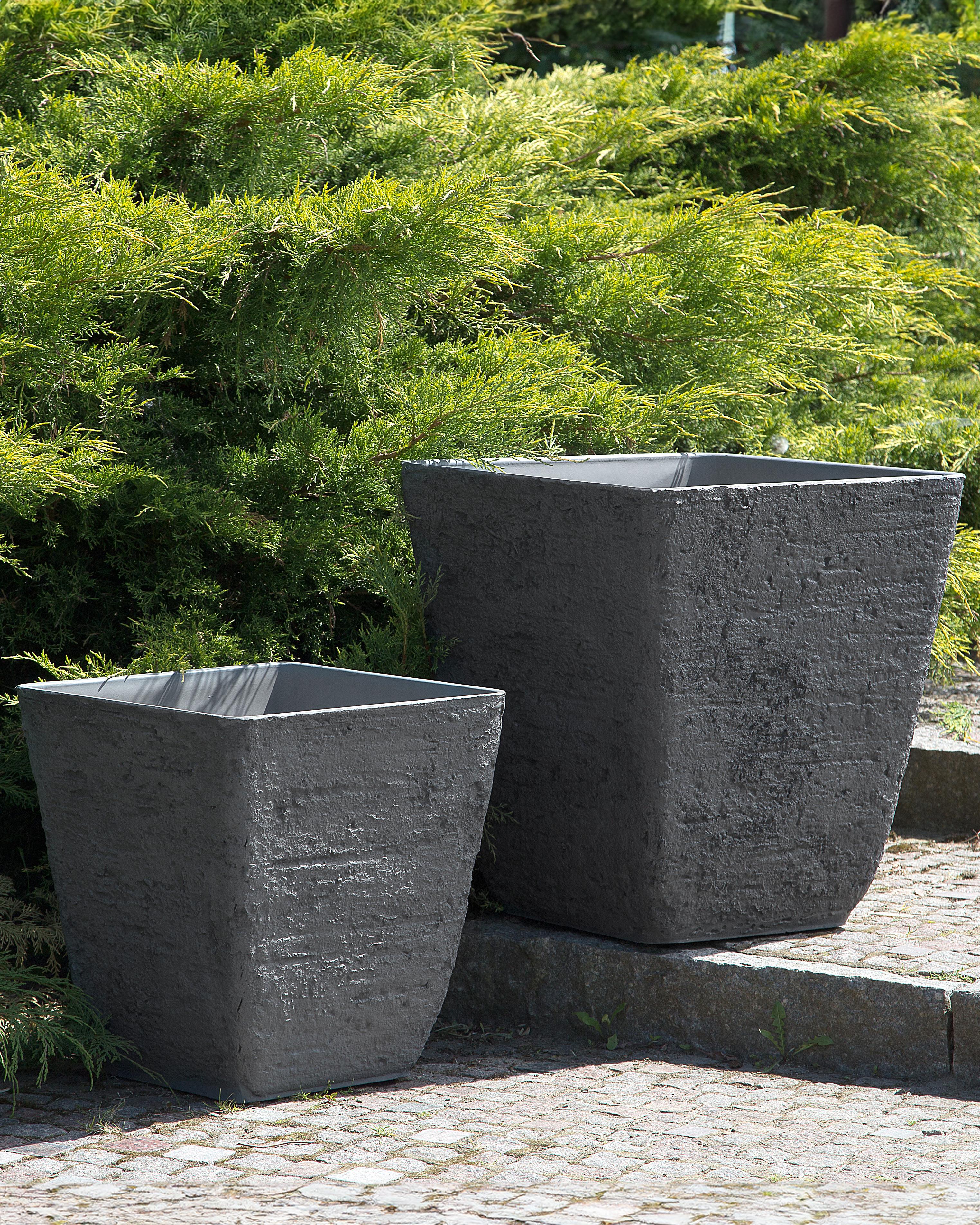 Bloempot DELOS 49 cm Grijs