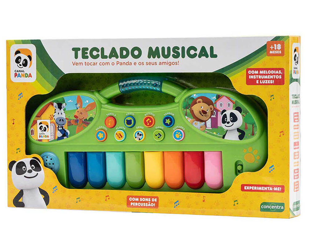 TECLADO MUSICAL DO PANDA