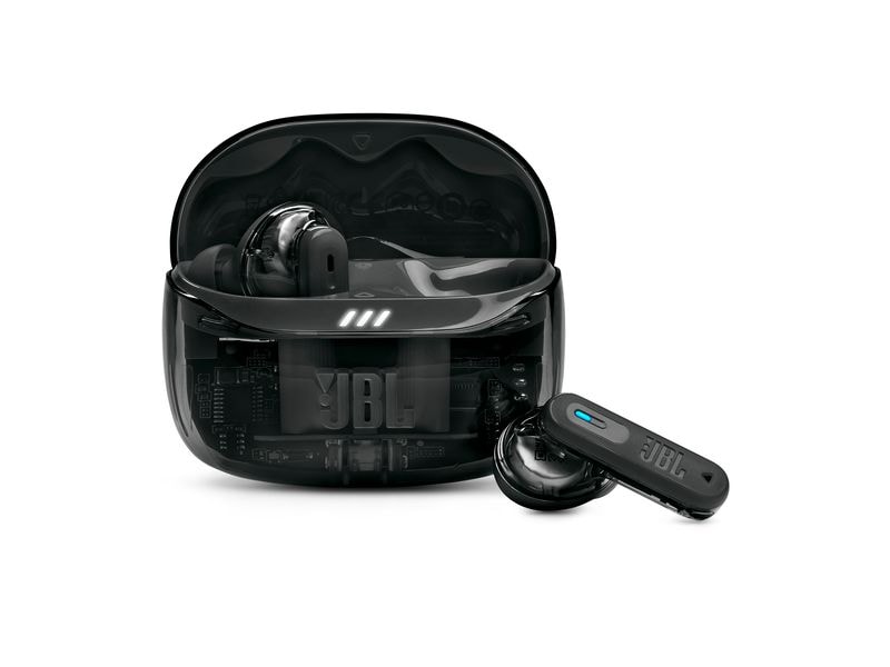 JBL True Wireless In-Ear-Kopfhörer Tune Beam 2 Schwarz glan Kabellose Ohrhörer mit Noise-Cancelling-Funktion