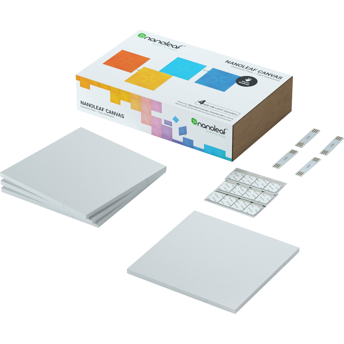 Nanoleaf Canvas utvidelsespakke (4-pakning)
