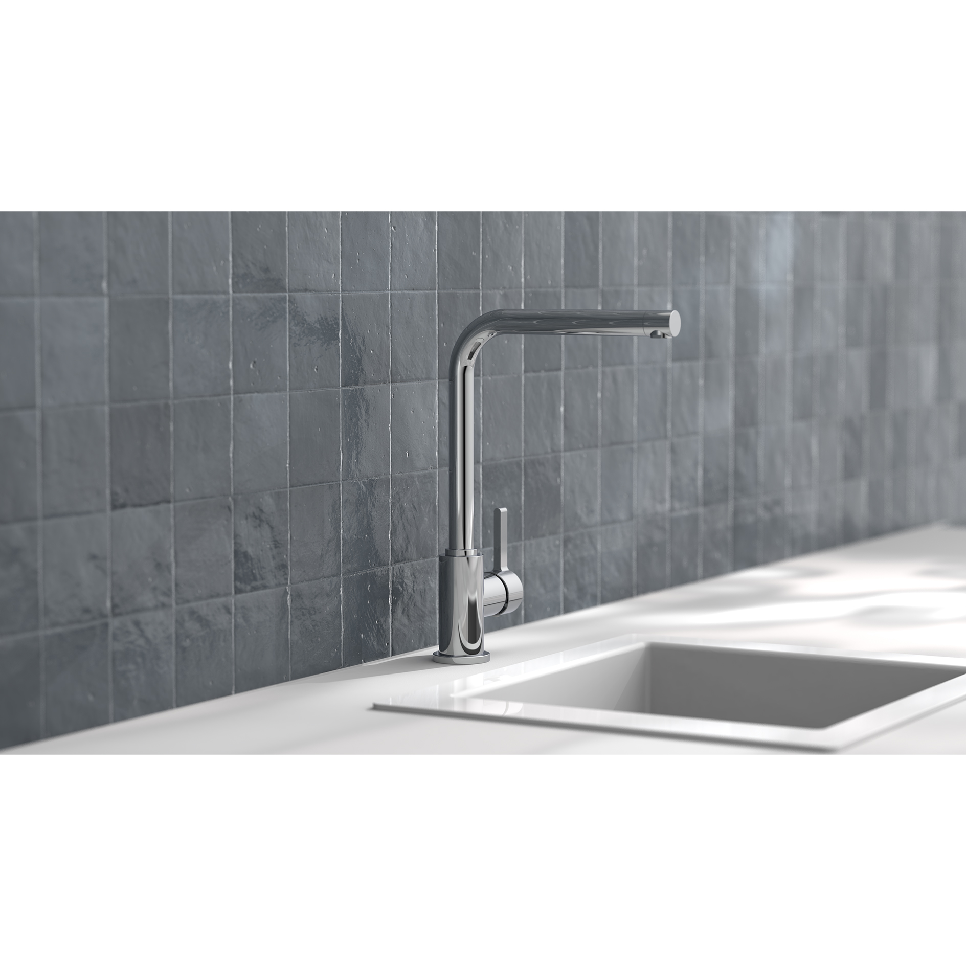 SISTANT Küchenarmatur - Chrom - Hochdruck - Cold-Start-Funktion