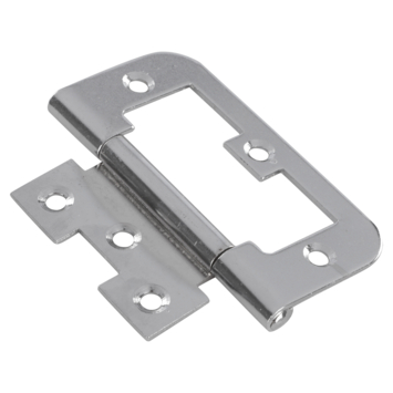 HANDSON Louvredeurscharnier 75x35 mm vernikkeld - 2 stuks