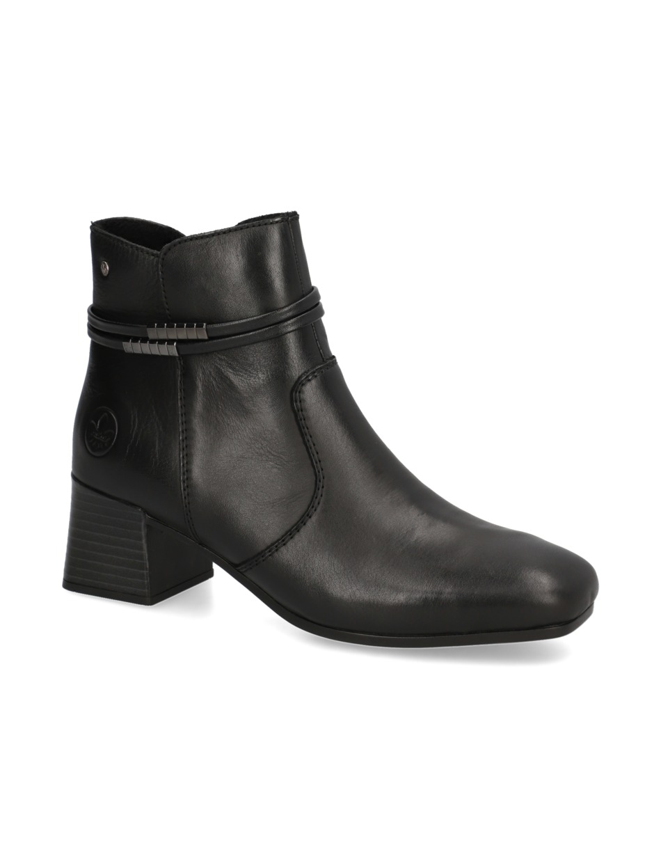 Glattleder Stiefelette