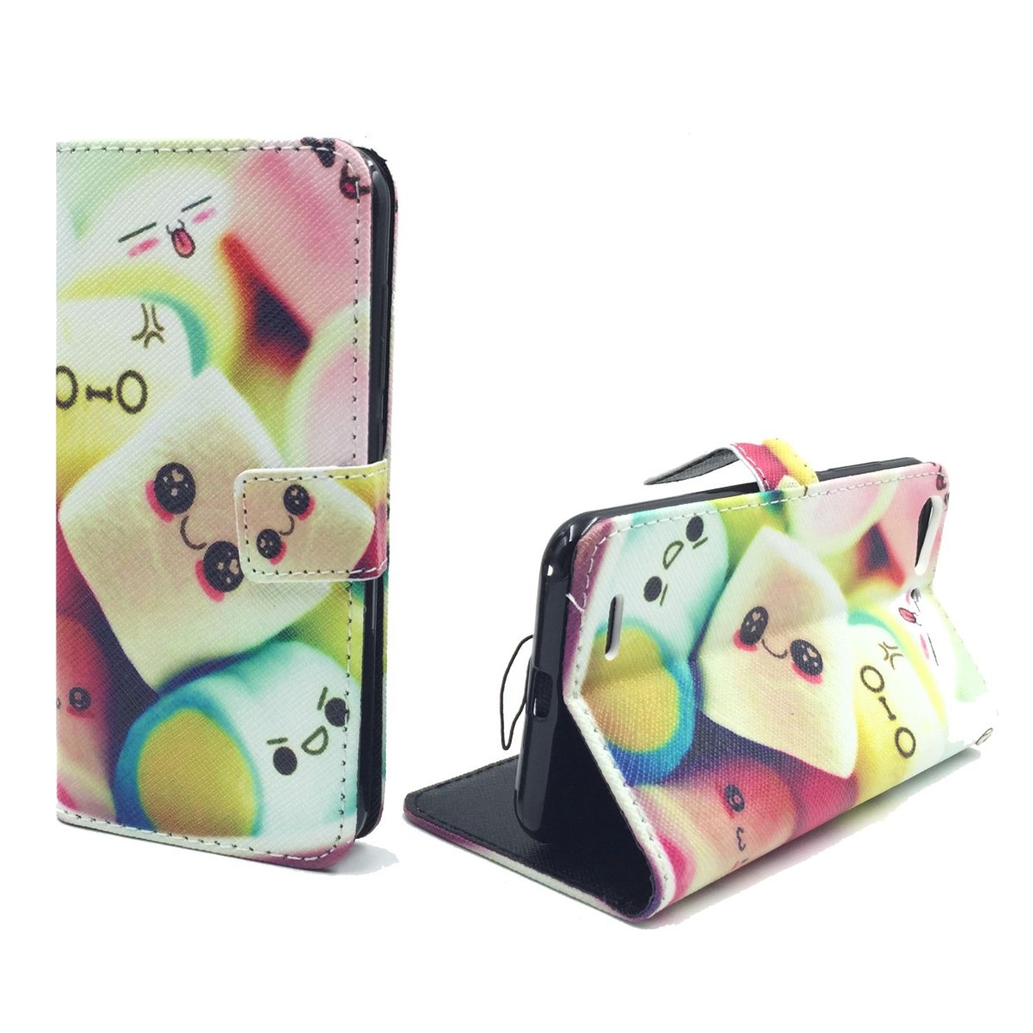 Hülle Handy Schutz für Samsung Galaxy Tasche Case Cover Wallet Flip Etuis Motiv