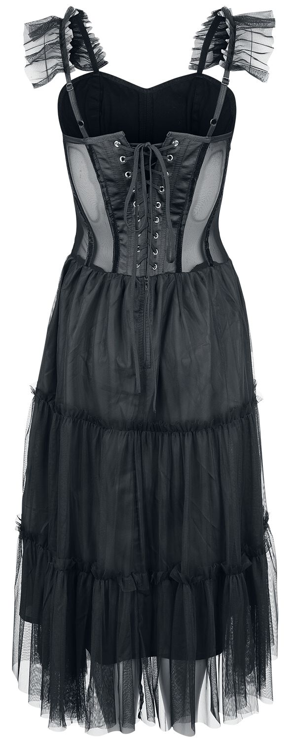 Robe Corset en Mesh | Gothicana by EMP Robe longue