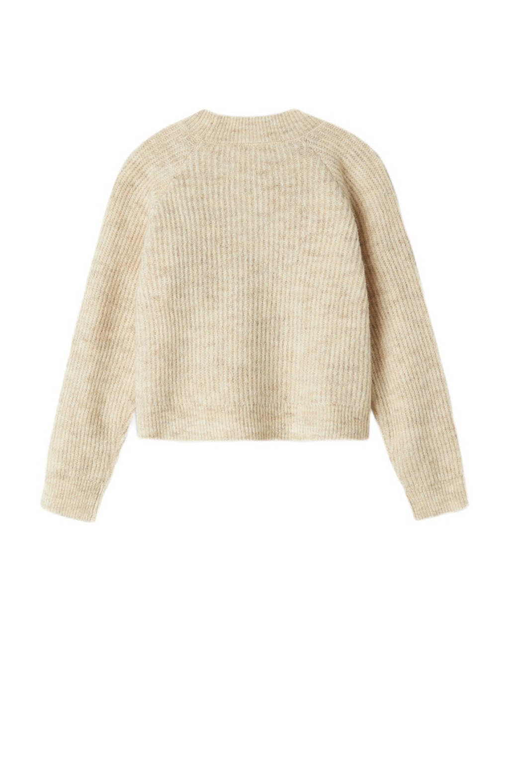 NAME IT gemêleerd vest NKFHOLLY beige