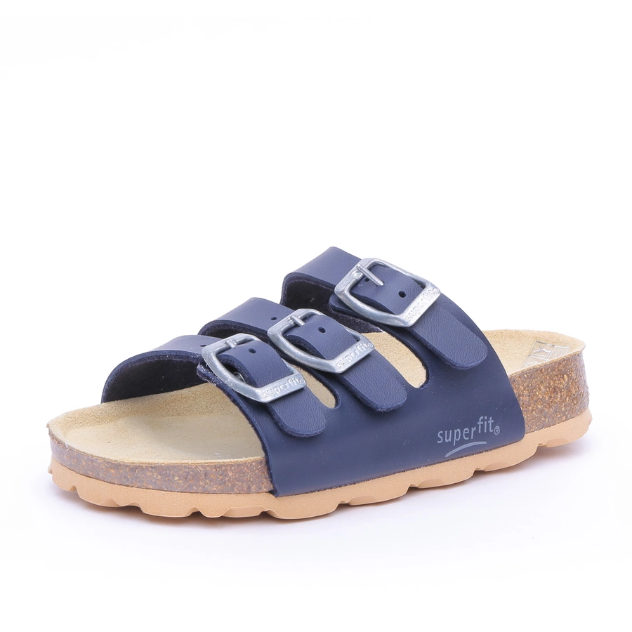 superfit Boys Hausschuh ocean Fußbettpantoffel