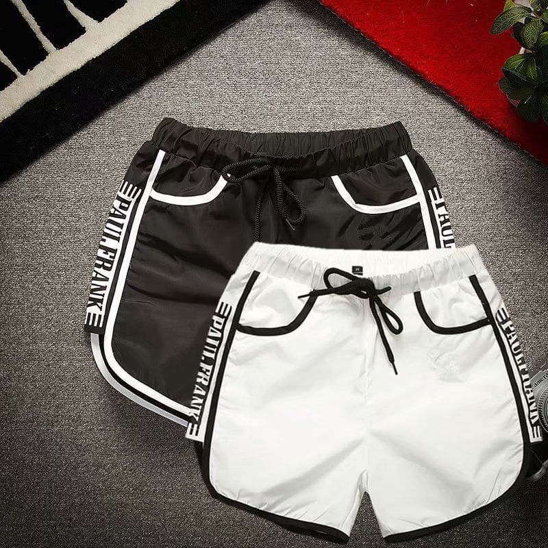 Wescosso - Sweatshorts met trekkoord en letters