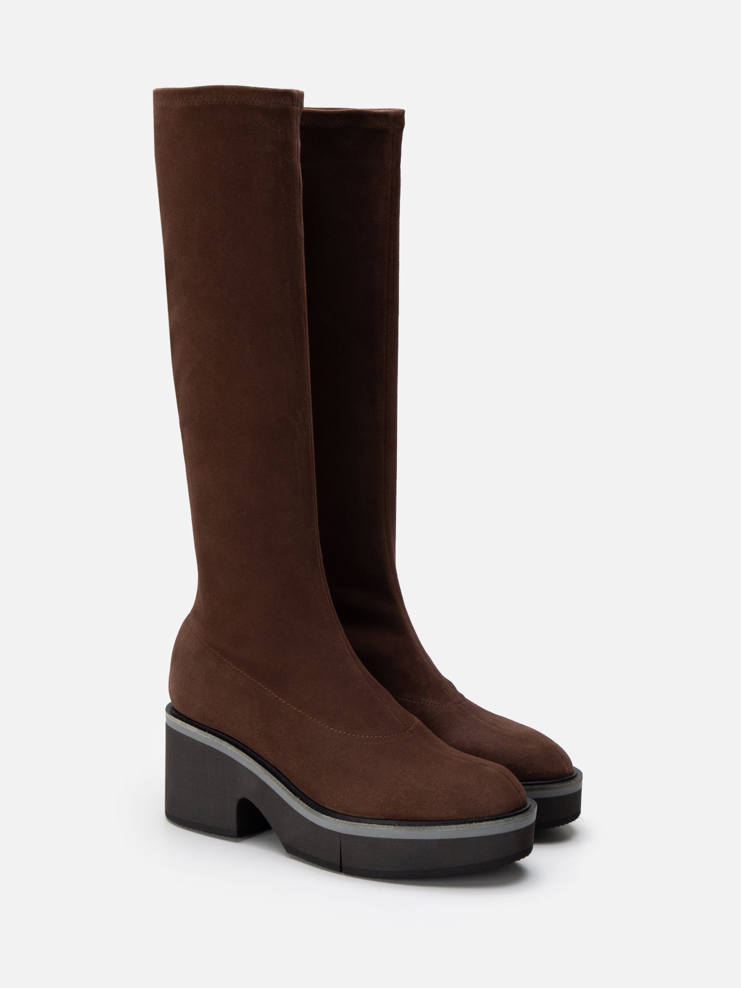 ANKI, suede stretch brown