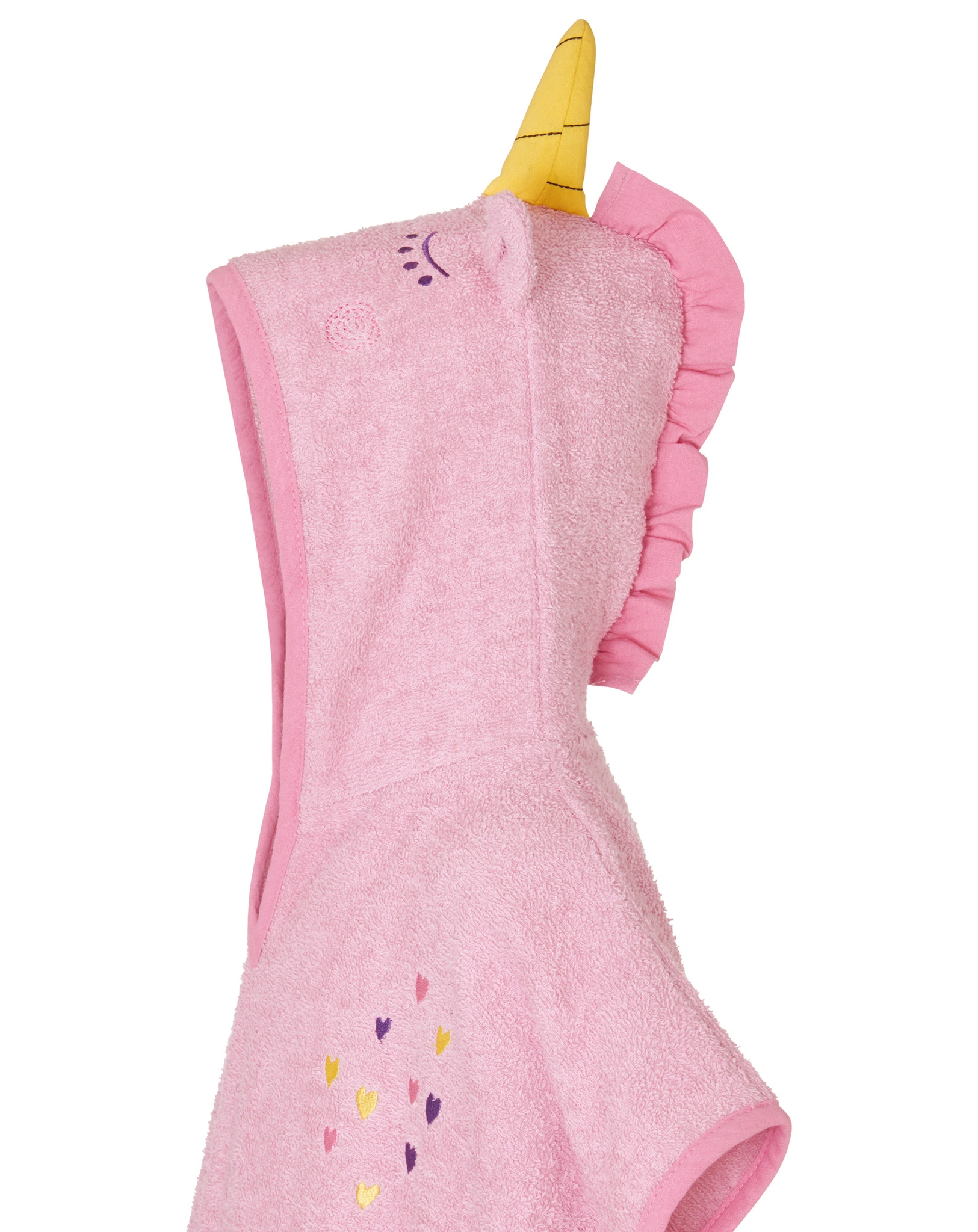 Badeponcho EINHORN (Gr.S) in rosa
