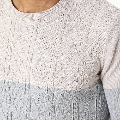 Pull Beige Gris