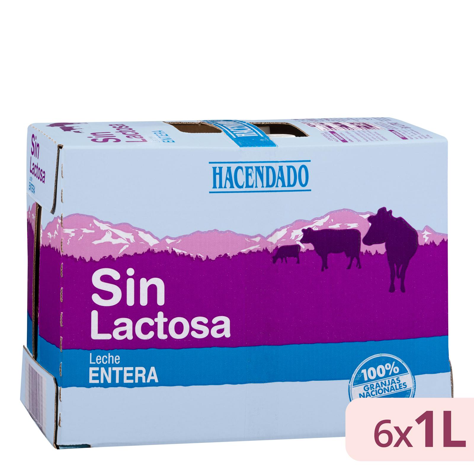 Lait entier sans lactose Hacendado