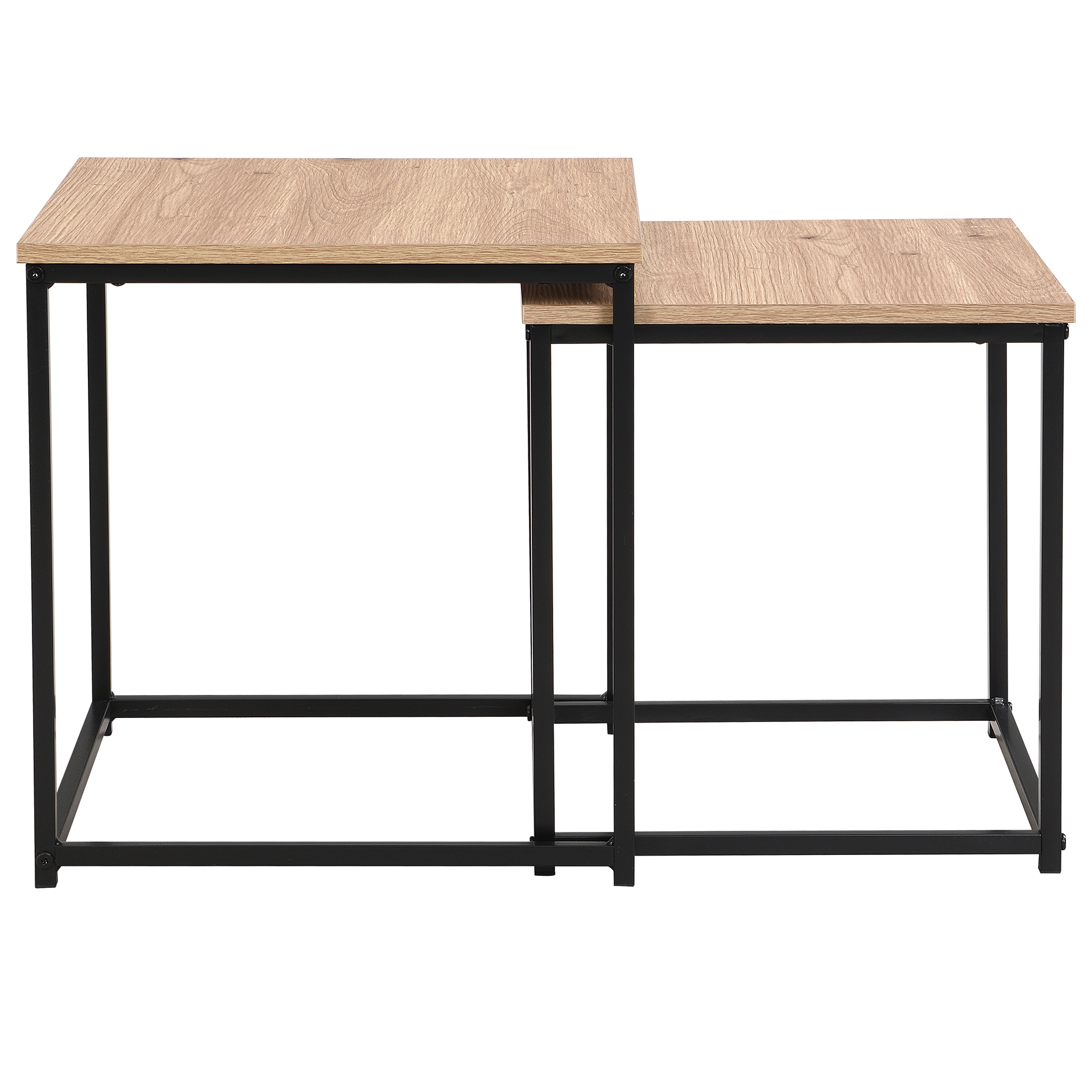 2er-Set Couchtisch - Artisan Eiche - 38 cm