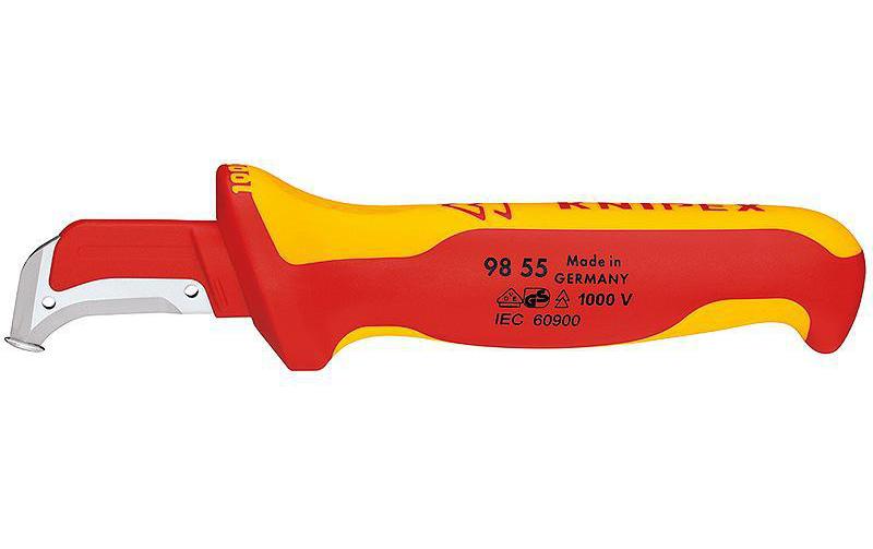 Abmantelungsmesser 180 mm mit GleitschutzKabelmesser