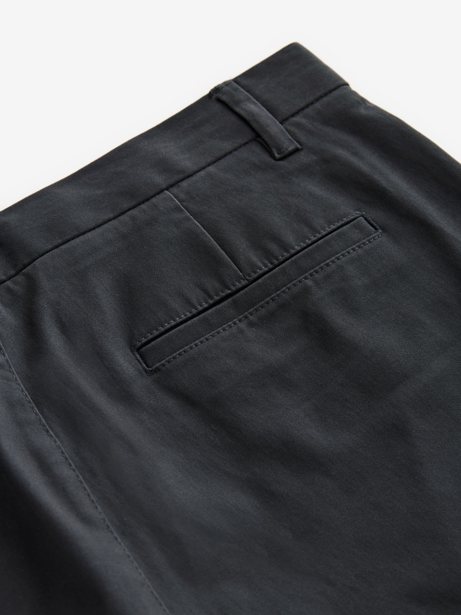 Antracietgrijs - Slim Fit - Stretchy chino
