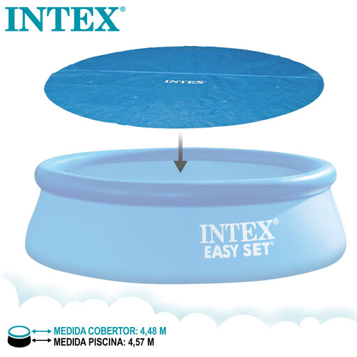 Cobertor Solar Intex Piscinas 457 Cm