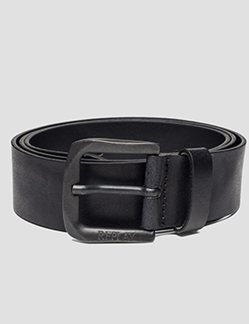 REPLAY CEINTURE HOMME BLACK