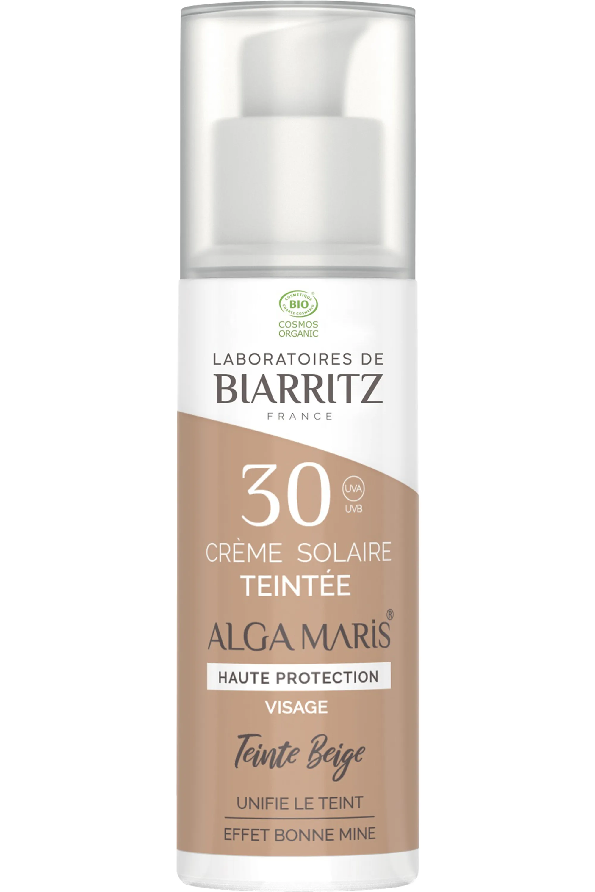 LABORATOIRES DE BIARRITZ Crème solaire visage teintée SPF30-50 ml