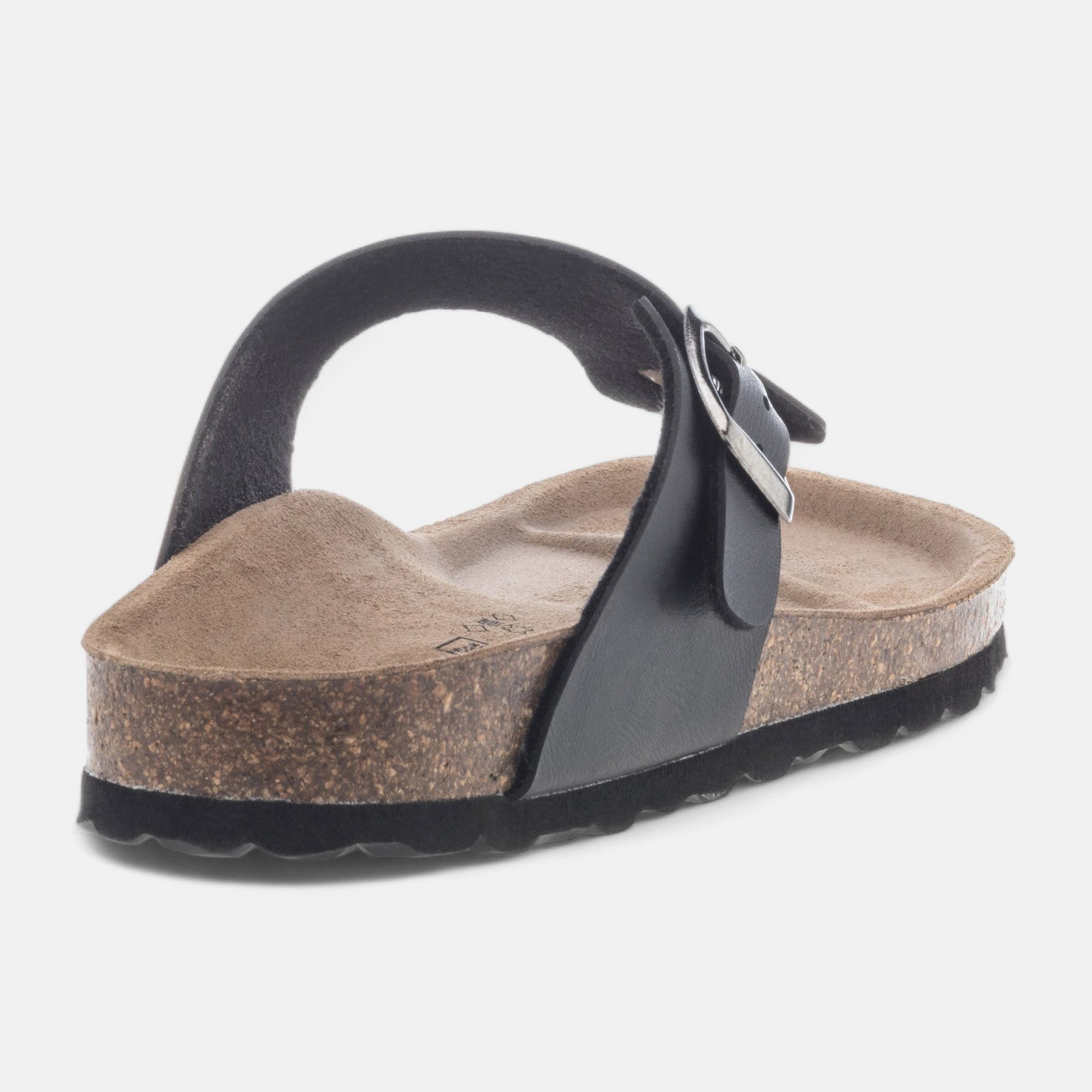Mules semelle liège Femme noir