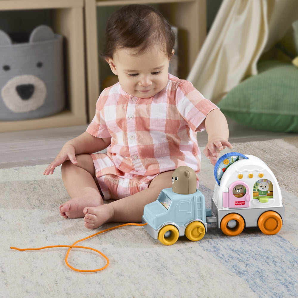 Køb Fisher-Price® Opdager Træk-campingvogn