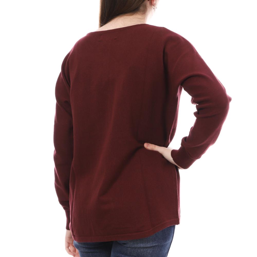 Lee Cooper Pull Bordeaux Femme Lee Cooper Oeloa