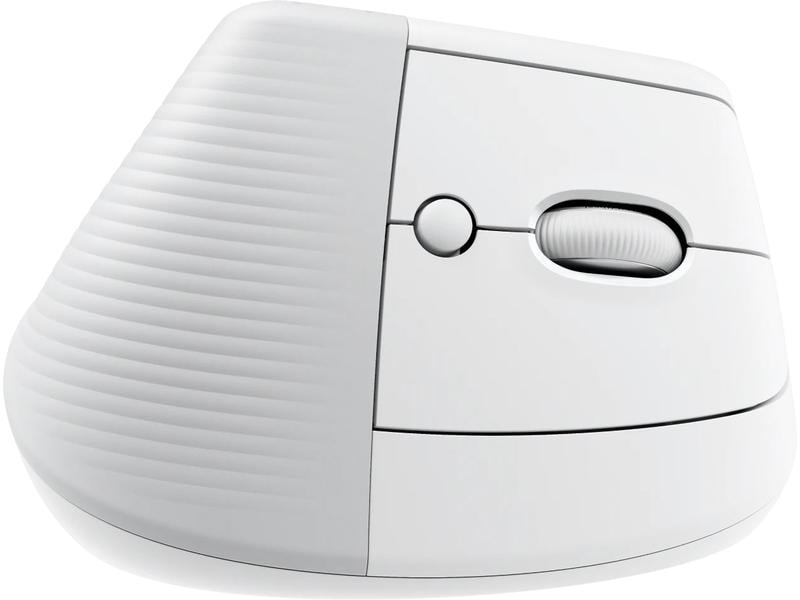Logitech Ergonomische Maus Lift Off-white Komfortable ergonomische Maus mit vertikalem Design für kleine bis mittelgrosse Hände