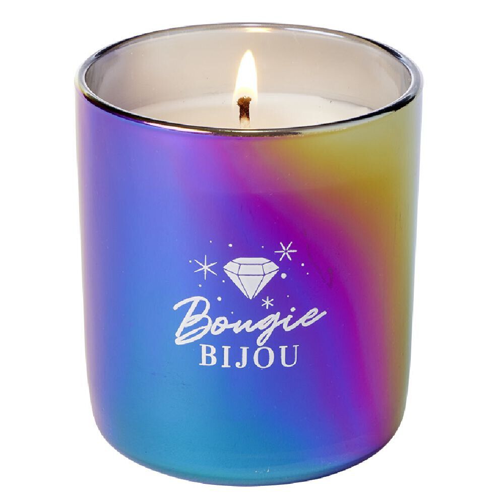 Bougie bijou collier doré senteur cèdre 36h