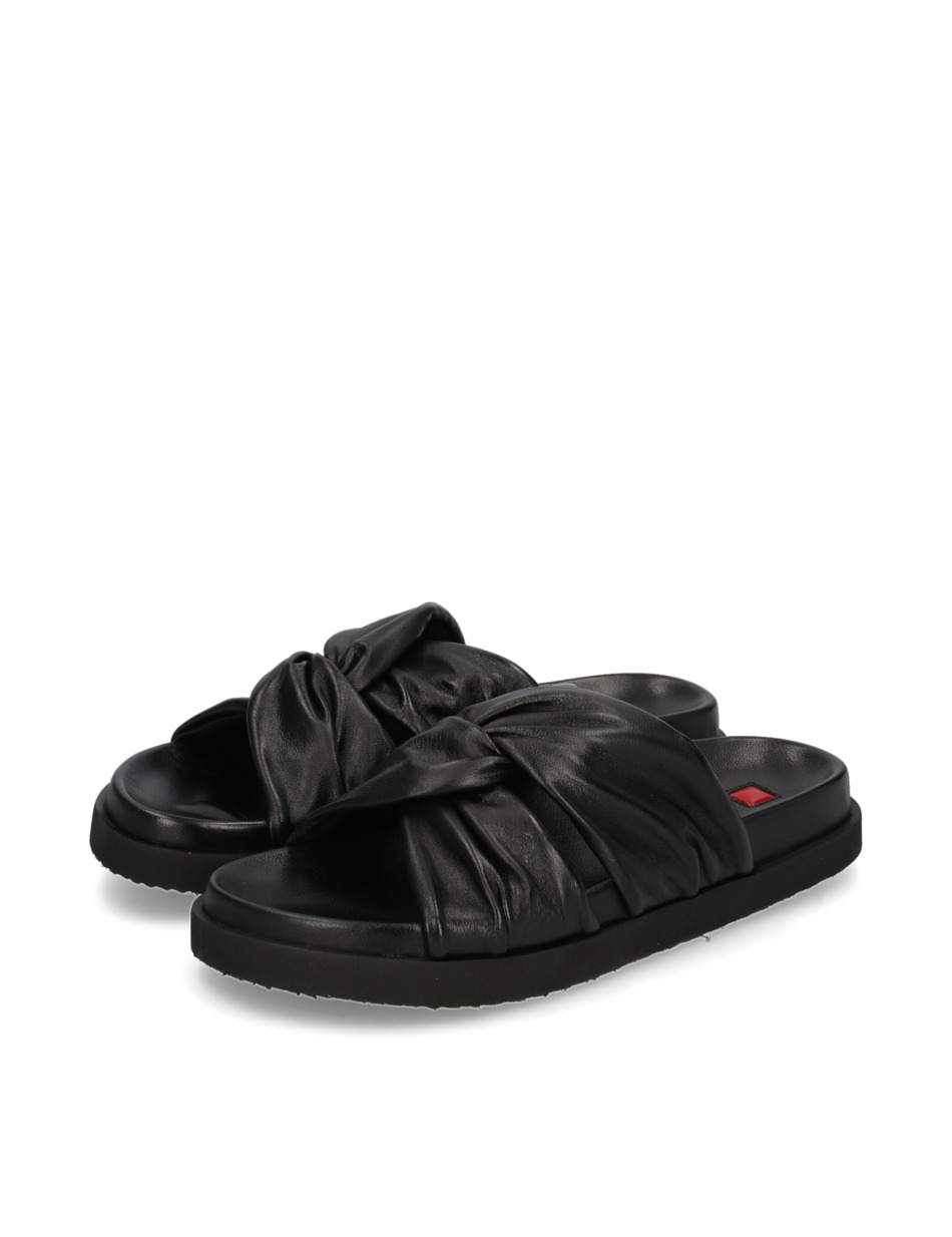 Glattleder Pantoffel