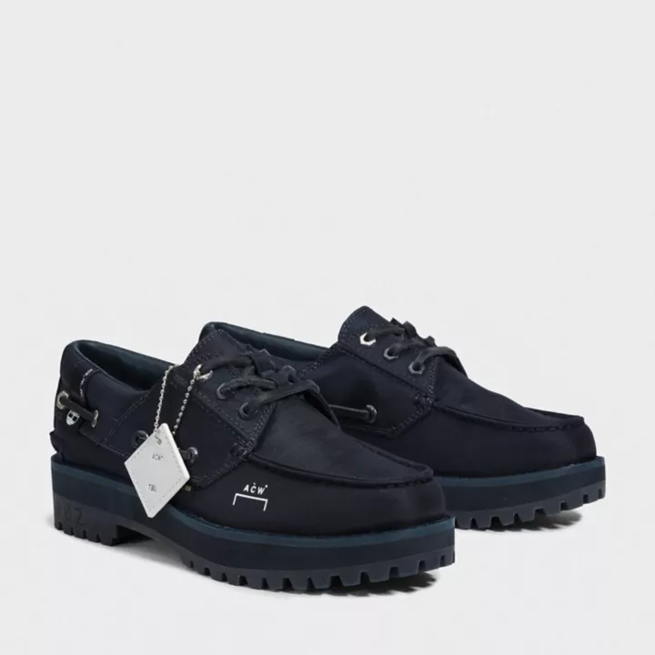 Chaussures bateau imperméablesTimberland A-Cold-Wall* pour femme en bleu marine