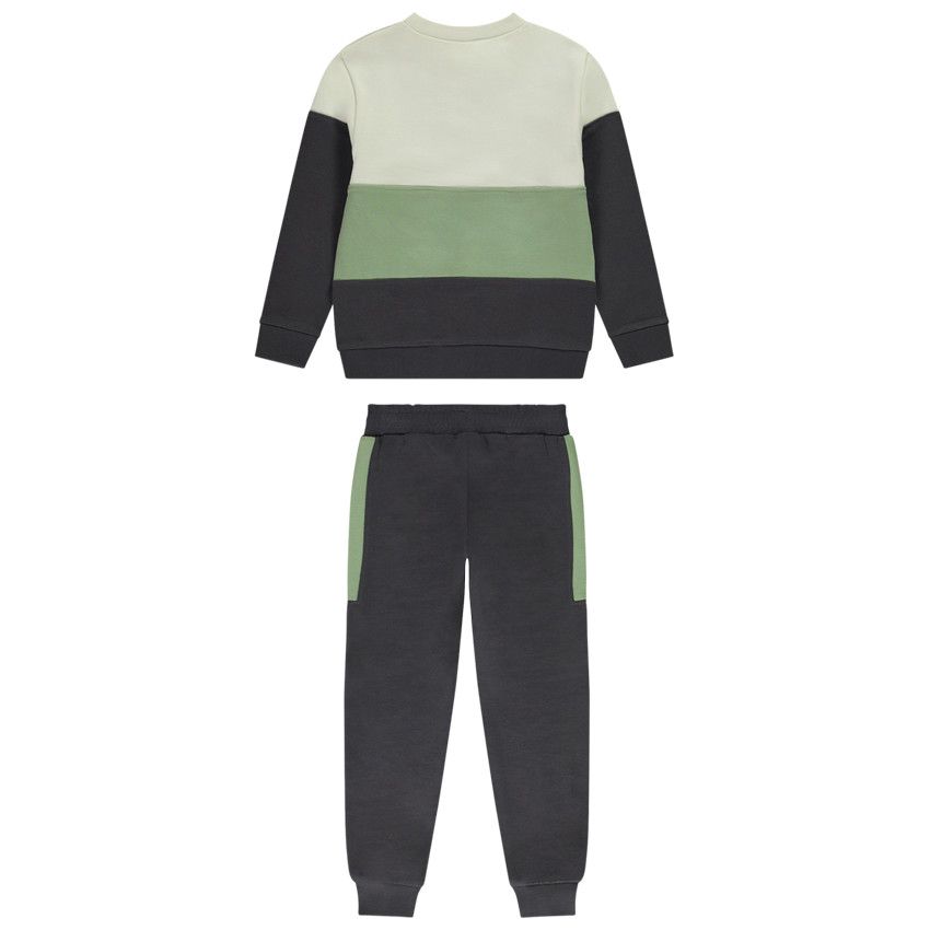 Ensemble jogging effet color block Simba Disney pour garçon - Gris foncé