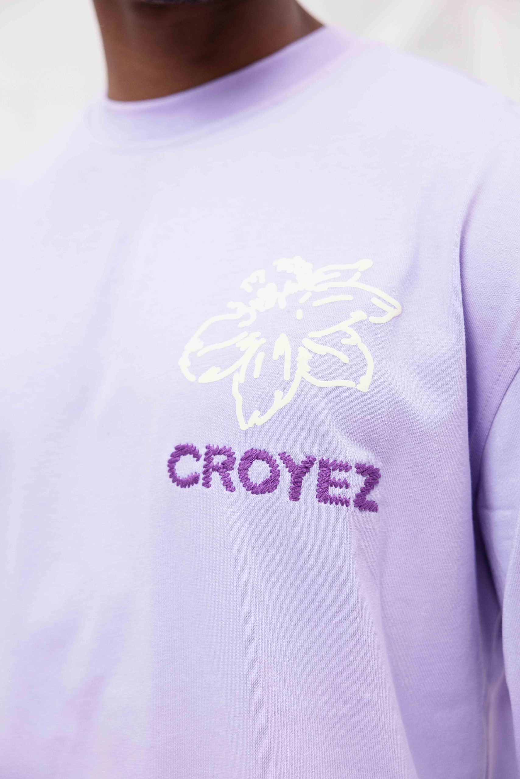 Croyez Gardener Longsleeve T-Shirt Heren Paars