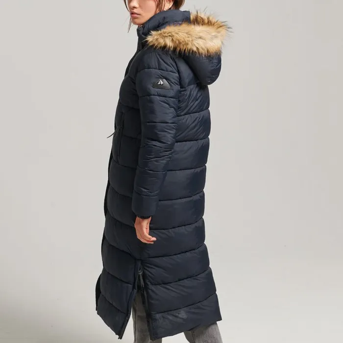 Superdry Vintage Hooded Longline Winterjas Dames