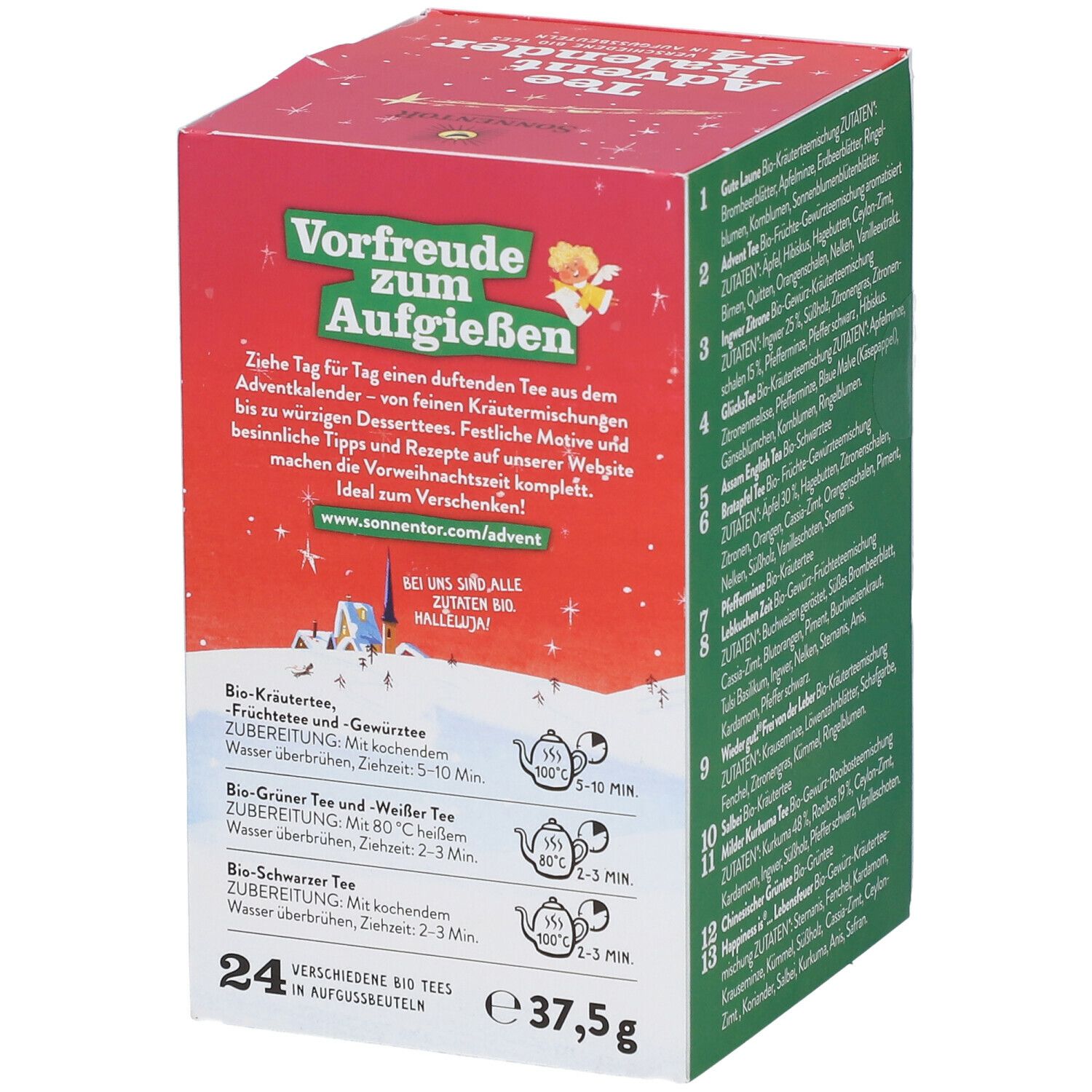 SonnentoR® Tee-Adventkalender