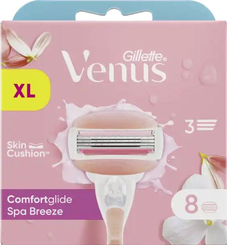 Gillette Venus ComfortGlide Spa Breeze Scheermesjes 8 stuks