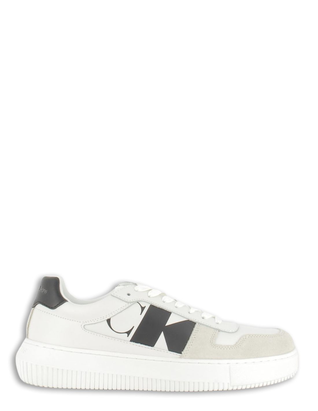 calvin klein Basket de ville Homme chunky cupsole laceu Blanc