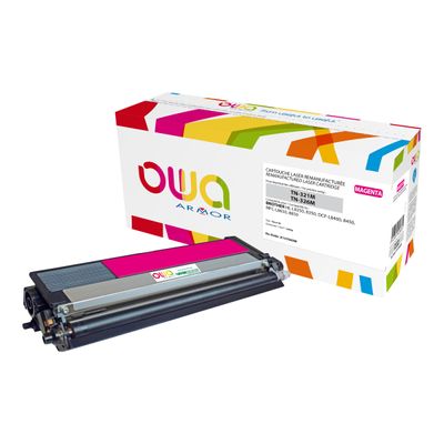 Cartouche laser compatible Brother TN326 - magenta - Owa K15784OW
