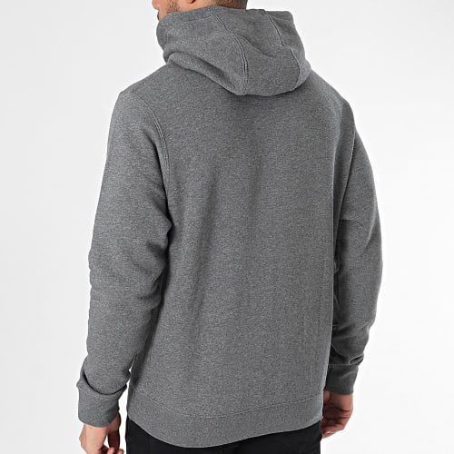 Sweat Zippé Capuche CW6887 Gris Chiné