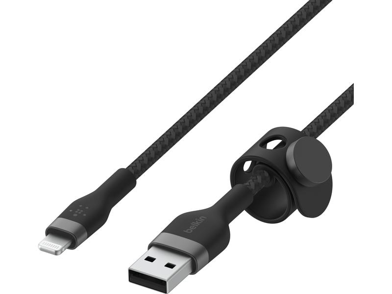 Belkin USB-Ladekabel Boost Charge Pro Flex USB A - Lightnin USB-C auf Lightning-Kabel zum Aufladen von iPads oder iPhones