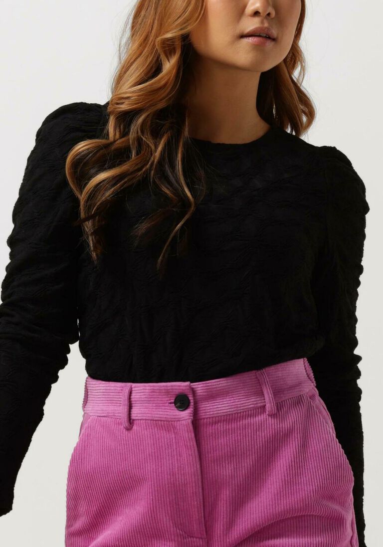 CO\\'COUTURE zwarte co'couture top dalia drape blouse