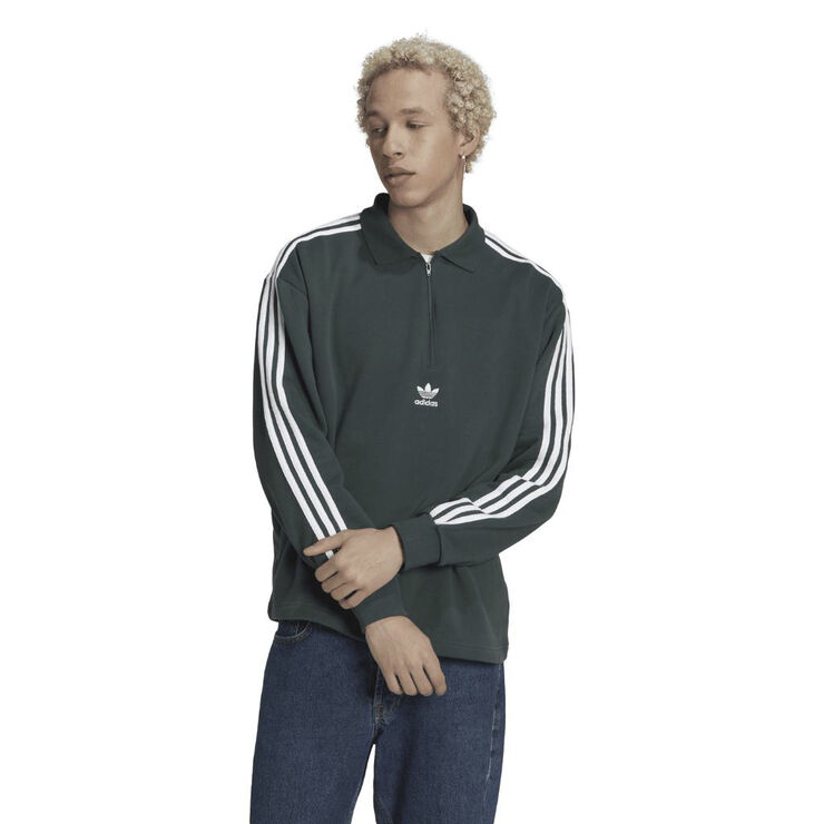 adidas 3-STRI-POLO LS Grey