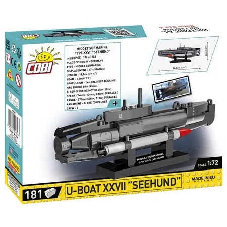 Cobi 4846 Historical Collection - U-Boat XXVII Seehund