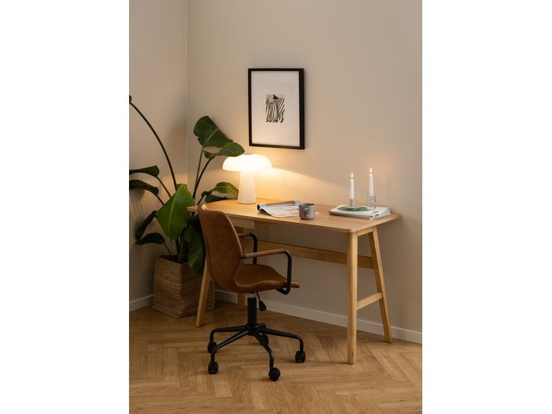 AC Design Tisch Barnett, Eiche Büroschreibtisch
