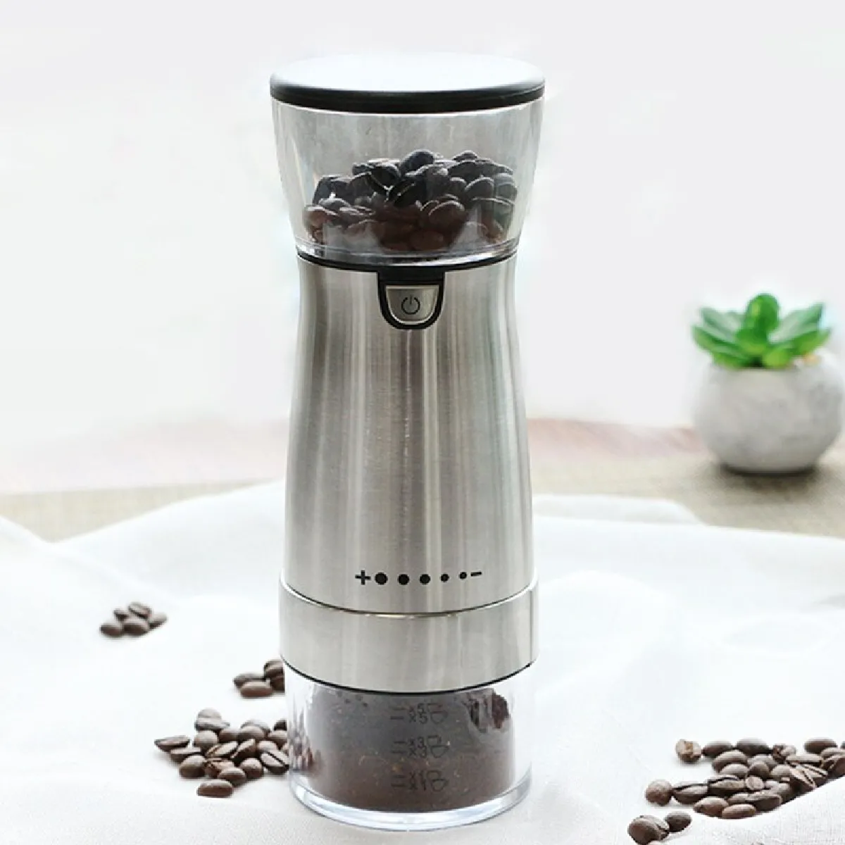 Universal Moulin électrique portable USB - Argent
