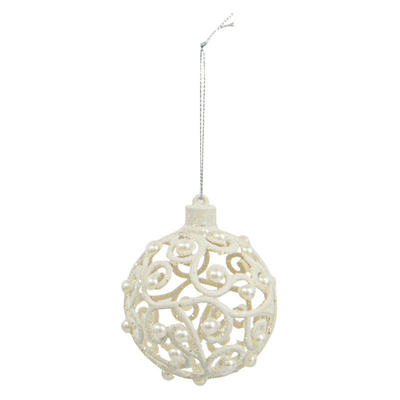 Boule scintillante avec perles
