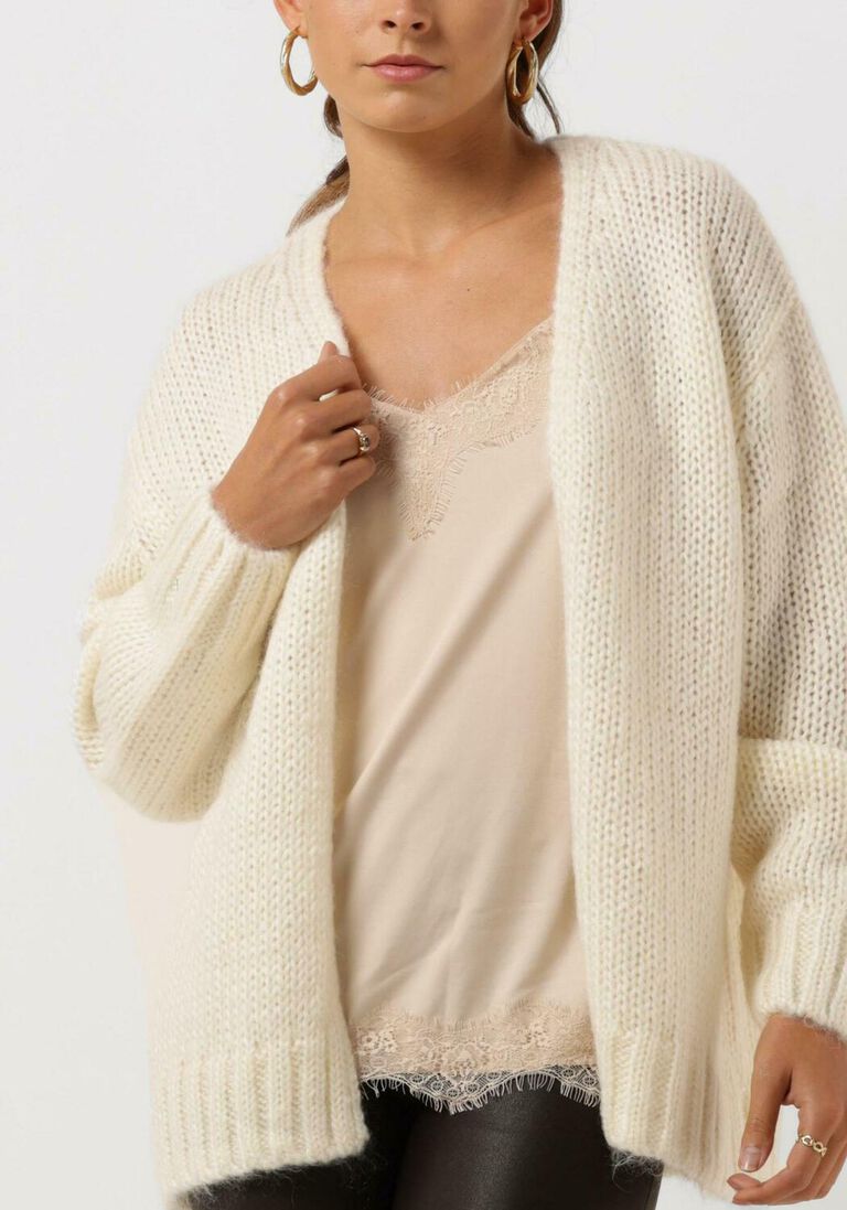 SELECTED FEMME beige selected femme vest suanne ls knit cardigan
