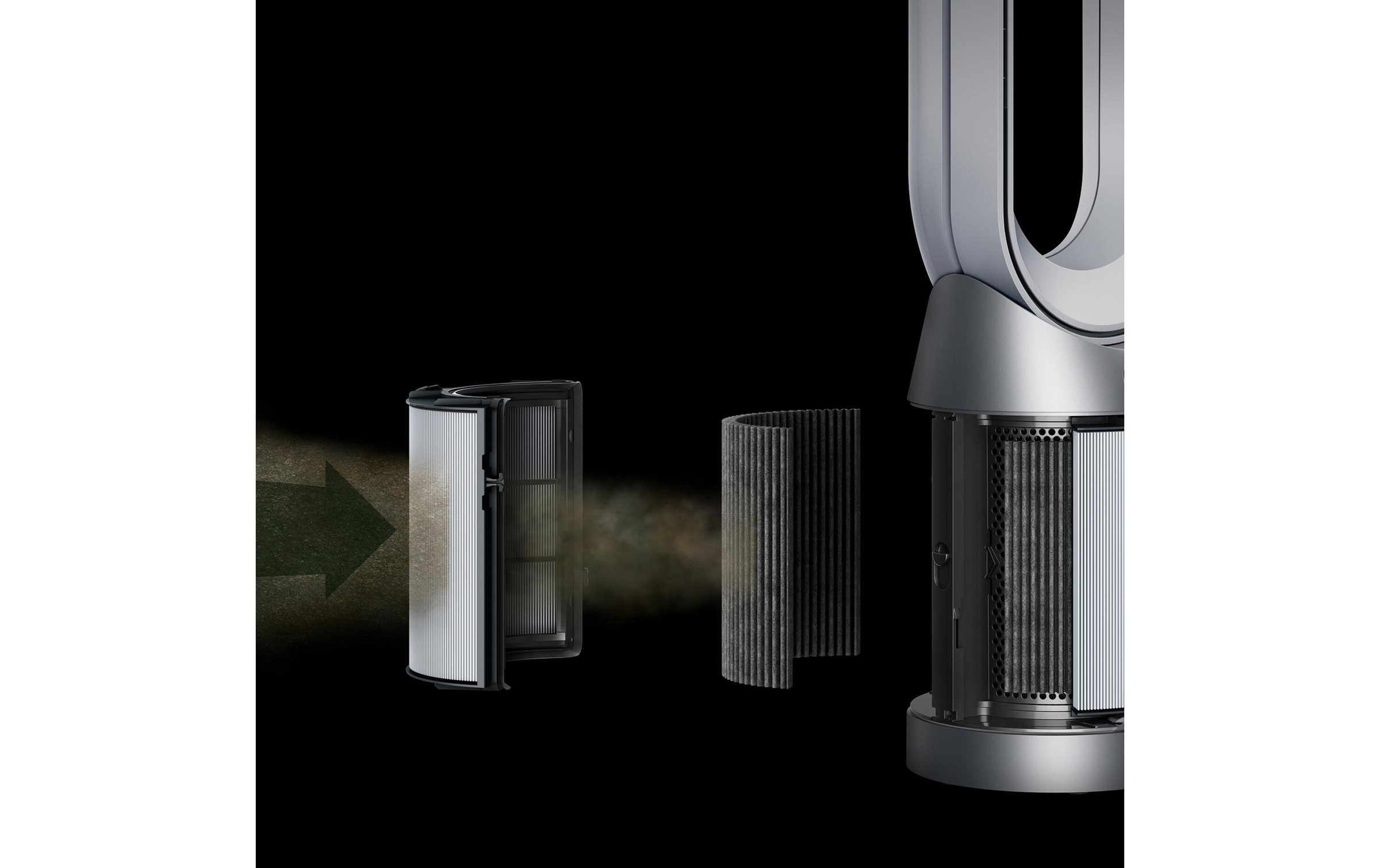 DYSON Bodenventilator »Purifier Cool Autoreact™ TP7A (Silber/Weiss)«