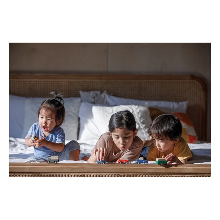 Plan Toys Mini véhicules en bois - Set de 5