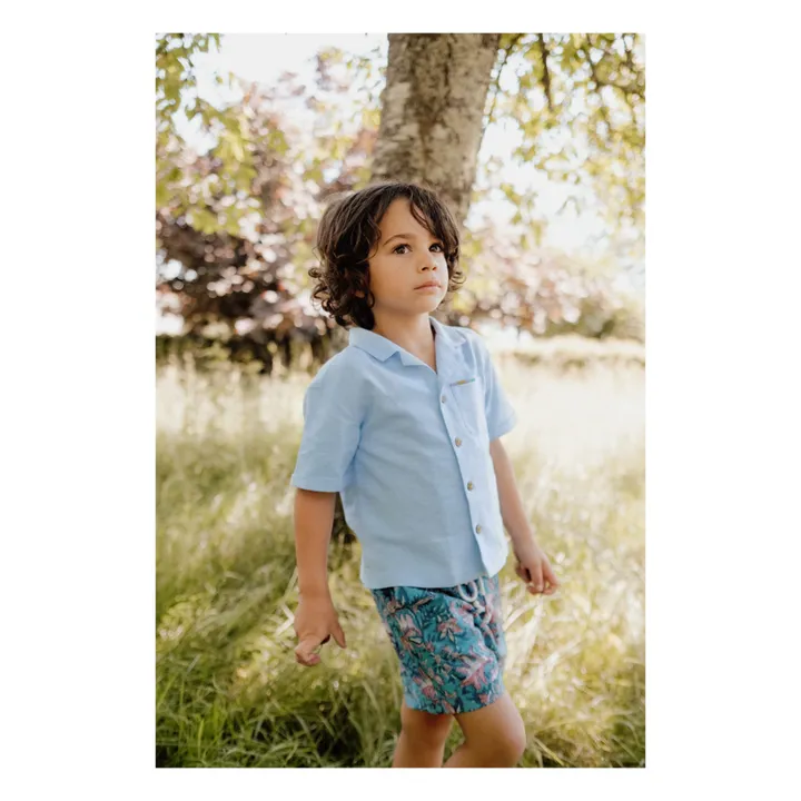Louise Misha Chemise Lov Unie | Bleu ciel